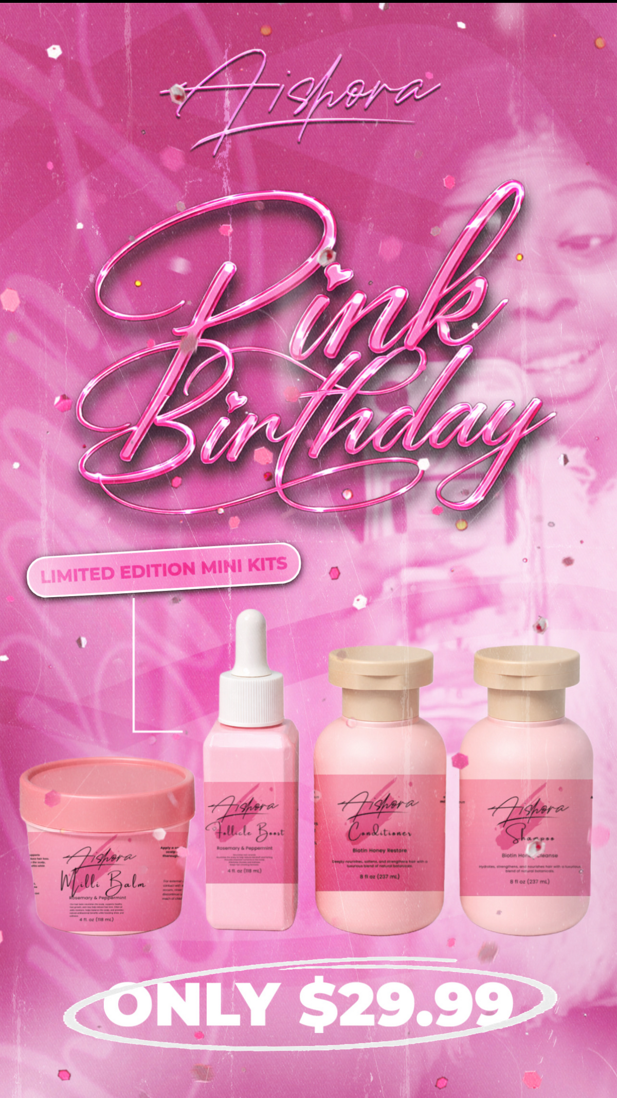 Pink Birthday Mini Kit